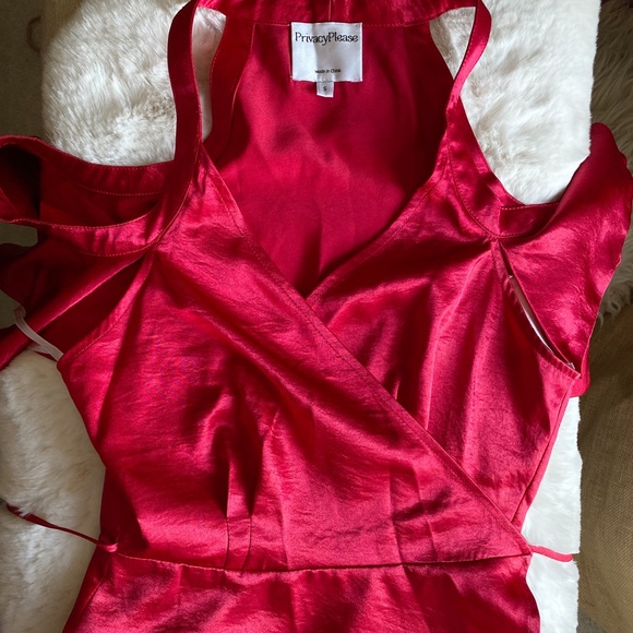 REVOLVE Privacy Please Delta Dress in Scarlet - Picture 7 of 10